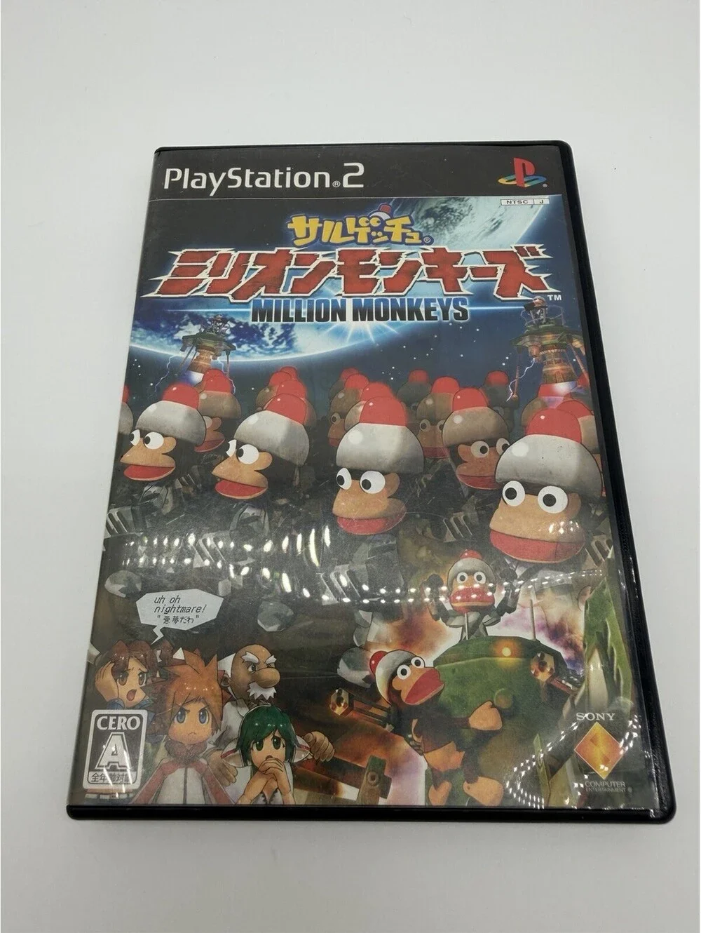 Ape Escape Million Monkeys Saru Get you PS2 Sony PlayStation2 Japan